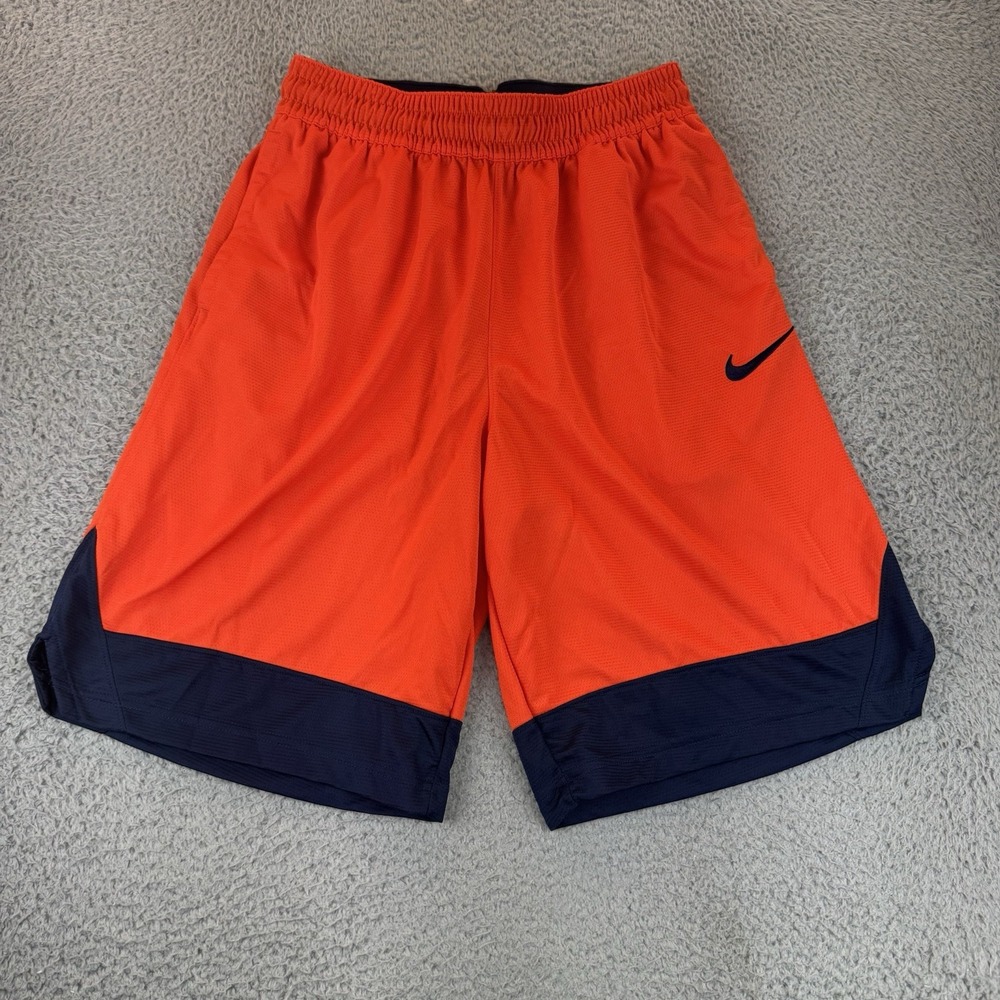 Nike Dri-fit Icon Basketball Training Shorts Mens Size Medium Red‎ Blue AJ3914